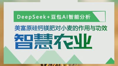 老铁们，马上准备冬小麦种植肥料了，我们用AI智慧农业分析了，美富原，叶碳酶乳酸肽活性硅，中药提取物加矿源，加枯草芽孢杆菌和胶冻样类芽孢杆菌的，中微量元素肥料硅钙镁肥，对小麦提质增产作用功效做分析，大家