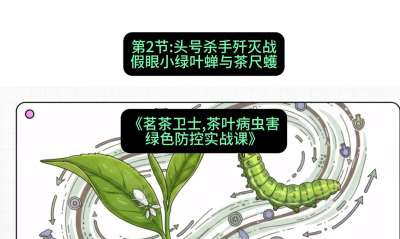 第02节：头号杀手歼灭战&mdash;&mdash;假眼小绿叶蝉与茶尺蠖，课程：《茗茶卫士&mdash;&mdash;茶叶病虫害绿色防控实战课》#识农AI