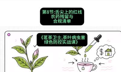第08节：舌尖上的红线&mdash;&mdash;农药残留与合规清单，课程：《茗茶卫士&mdash;&mdash;茶叶病虫害绿色防控实战课》#识农AI
